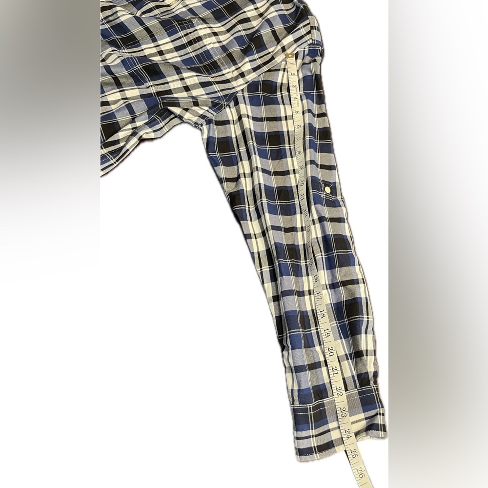 Woman’s shirt blouse blue plaid Ralph Lauren XXL NWT - Picture 4 of 9